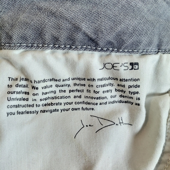 Joe's Gray Hi Rise Skinny Ankle Jeans Size 29 - Picture 7 of 8